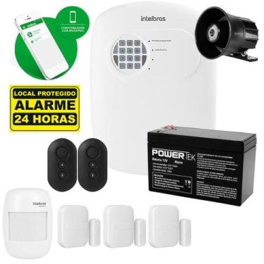 Imagem de Kit Alarme Anm 24 Net 3 Sensor SF Abertura 1 Sensor Presença - INTELBR