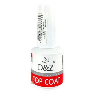 Imagem de Top Coat Selante D&z Clear Unhas Gel 15ml