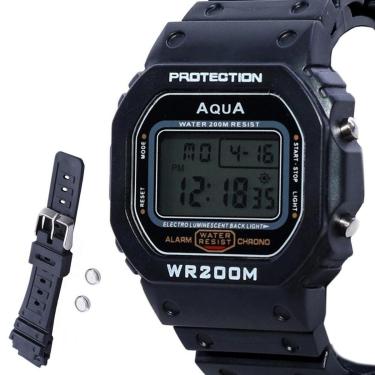 Imagem de Relógio Aqua GP-519 Masculino com Pulseira Pilha Extra-Masculino