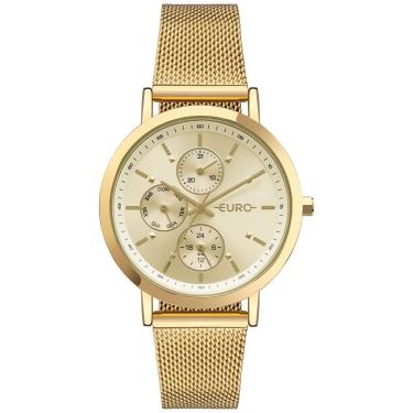 Imagem de Relógio Euro Feminino Multiglow Dourado - Eu6p27ab/4d