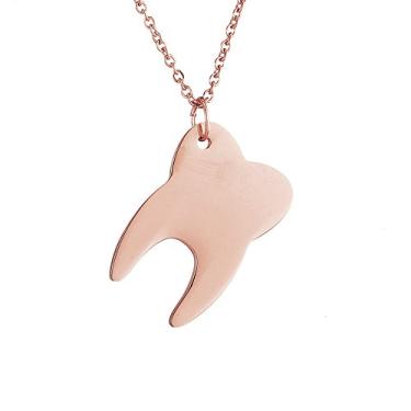 Imagem de Colar com pingente de dente médico AOCHEE para dentista Dentista Dentista Documento Presente