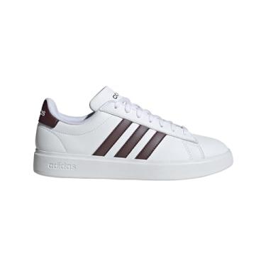 Imagem de adidas Tênis feminino Grand Court 2.0 branco/aurora metálico/branco nuvem, Branco, 35