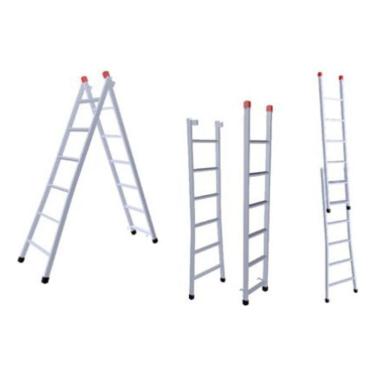 Imagem de Escada Extensiva 3 em 1 Aço 8x14 Degraus 4,10m 120kg NV210P