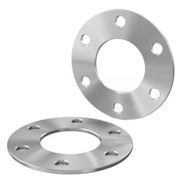 Imagem de Cmd motoring Espaçadores de roda Hubcentric forjados 6 x 5,5" (6 x 139,7 mm), 5 mm com furo central de 106 mm e parafusos M12 x 1,5 - Compatível com Toyota Tacoma 1995-2008, Tundra 2000-2006, 4Runner