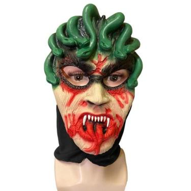 Imagem de Fantasia Máscara Medusa Cabeça Inteira De Látex - Lynx
