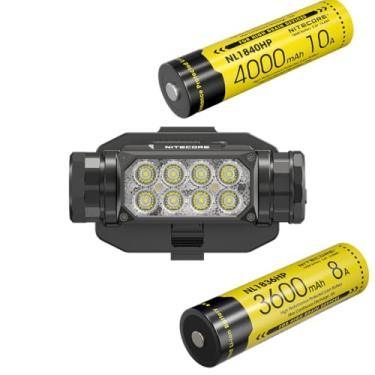 Imagem de Nitecore HC65M V2 NVG Capacete Montável Luz -1750 Lumens c/ EXTRA NL1835HP, Eco- Sensa Cabo USB-C e capa de bateria incluída