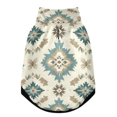 Imagem de SEHANY Casaco vintage Bohemia para cães pequenos, super quente, à prova de vento, jaqueta de inverno, macia, aconchegante para animais de estimação, moletom para clima frio na neve com furo na trela