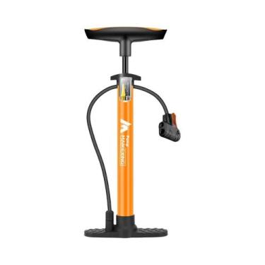 Imagem de Bomba De Ar Portátil Multifuncional 160PSI Com Manômetro De Alta Press