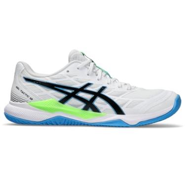 Imagem de ASICS Tênis de vôlei masculino Sky Elite FlyteFoam 3, Branco/Lime Burst, 44