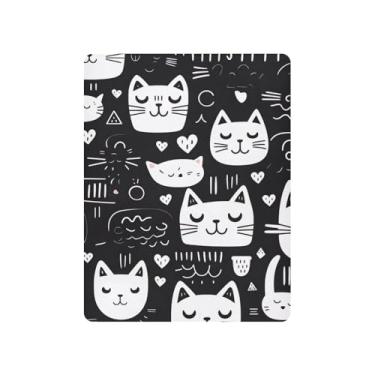 Imagem de Wassud Lençóis de berço respiráveis engraçados com desenho de pata de gato, 68 x 99 cm, neutro, para meninos e meninas, para meninos e meninas