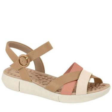 Imagem de Sandalia Ortopedica Modare Feminina Esporao Conforto 7142124, Pêssego,