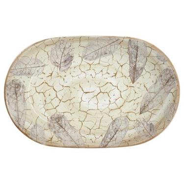 Imagem de Travessa Dry Leaves 34cm em Cerâmica Alleanza - Alleanza Cerâmica