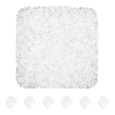 Imagem de Mandala Crafts Contas de cristal bicone transparentes de 3 mm – 1500 contas de vidro facetadas para fabricação de joias, suprimentos de contas, artesanato DIY, pulseiras, colares, brincos e contas