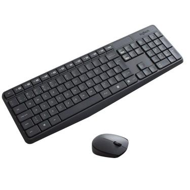 Imagem de Combo Teclado e Mouse Logitech Wireless MK235