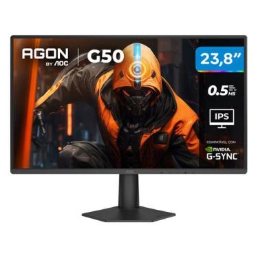 Imagem de Monitor Gamer AOC 23,8" Full HD 144Hz Agon G50 IPS 0,5ms 24G50F/57 HDM