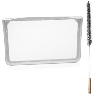 Imagem de O filtro de secador 33001808 vem com escova de limpeza de ventilação de fiapos, substituição WP33001808, AP4042508, PS2035632, EAP2035632, AH2035632, EA2035632, PD00002571 para MDG550008 AWW MDE9