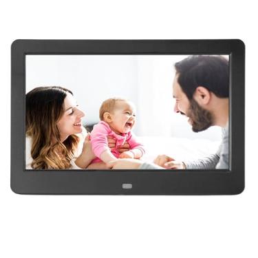 Imagem de Acouto Porta-retratos Digital de 10 Polegadas, Tela Sensível Ao Toque HD 1920x1080 Com Controle Remoto e Compartilhamento de Várias Contas, para Montagem Em Parede (BLACK)