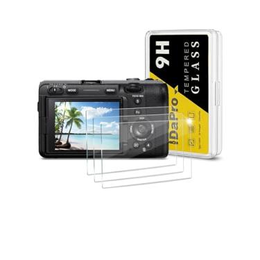 Imagem de iDaPro Protetor de tela para câmera Sony Alpha FX30 Cinema [pacote com 3] vidro temperado