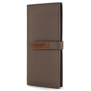 Imagem de Carteira Montana West Wrangler Slim com bloqueio RFID 20x9x13 cm