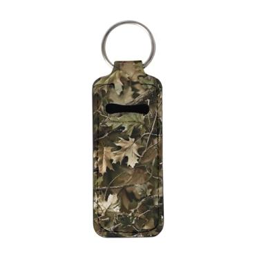 Imagem de gearider Chaveiro camuflado de caça com protetor labial para mulheres com brilho labial com chaveiro