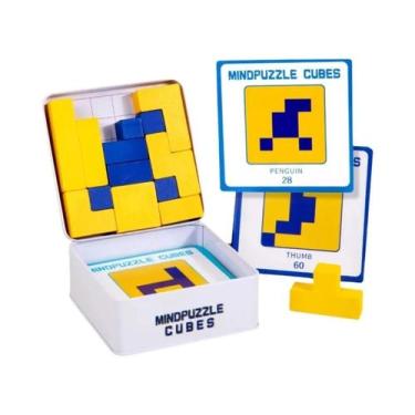 Imagem de Blocos De Quebra-Cabeça Educativos De Madeira Para Crianças Em Idade P