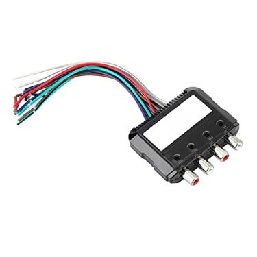 Imagem de Generic Conversor de Subwoofer Estéreo de Carro de Com Fio de Controle de Amplificador, para de áudio Doméstico/carro, Plástico/preto/12 Unidades, Fácil de Instalar