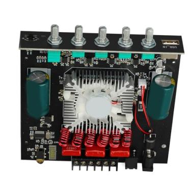 Imagem de AUNMAS Placa Amplificadora DE Potência Módulo Subwoofer Digital BT Chip TDA7498E 2.1 Canais ZK HT21 para Placa Amplificadora DE Potência DC15~36V, SAÍDA POTENTE, QUALIDADE DE SOM CLARO, CONEXÃO,