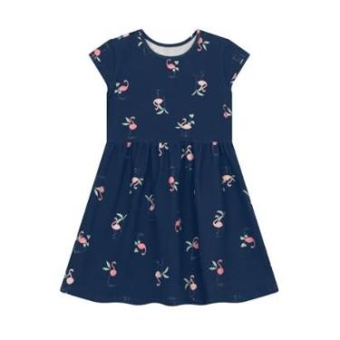 Imagem de Vestido Infantil Menina De Flamingos Brandili-Feminino
