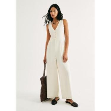 Imagem de Macacão Longo Evasê Em Peach Touch-Feminino