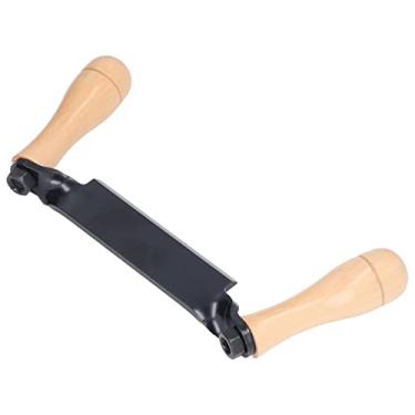 Imagem de Cryfokt Faca de Desenho Reto Ferramenta de Barbear Com Cabo de Madeira de Aço de Tungstênio Durável para Poste de Cerca para Carpintaria Operação Fácil para Moldadores de Madeira, Viradores de 1 X