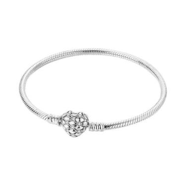 Imagem de Pulseira De Prata Esterlina 925 Com Floco De Neve E Apanhador De Sonho