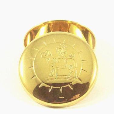 Imagem de Teca Eucarística Cordeiro Objeto Liturgico - MAGAZINE DOS METAIS