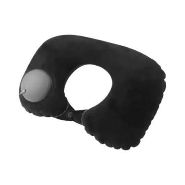 Imagem de Travesseiro Inflável Portátil Em Forma De U Para Viagem, Suporte Para 