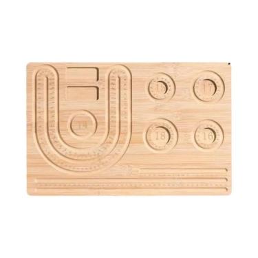 Imagem de Placa De Contas De Bambu Para Fazer Joias, Almofada De Design De Colar