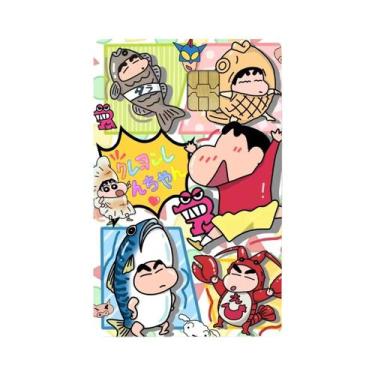 Imagem de Capa De Cartão Mini HD Matte PVC Crayon Shin-Chan Para Cartões De Créd