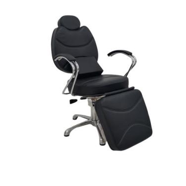Imagem de Cadeira Reclinável Poltrona Maquiagem Pigmentação + Lombar Preto IT - 
