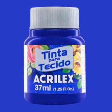 Imagem de Tinta para Tecido Fosca 37ml Acrilex - Cores Frias - 04140, AZUL ULTRA