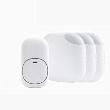 Imagem de Kit de campainha sem fio à prova d'água sem fio pode operar 900 metros de campainha aberta de porta de melodia 38 (cor: ouro B) (branco C)
