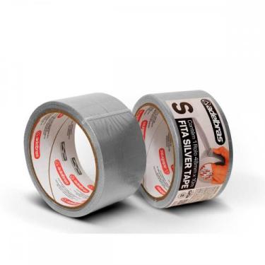 Imagem de Fita Silver Tape Adelbras 48 X 10M Cinza