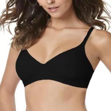 Imagem de Sutiã Sustentação Classic Algodão Del Rio Ref.40707, 52, Preto