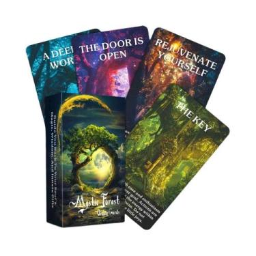 Imagem de Cartas De Tarô Da Floresta Encantada, Oráculo Místico Para Iniciantes,
