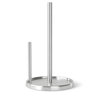 Imagem de Jesginboo Suporte de toalha de papel, suporte de toalha de papel de cozinha, suporte de rolo de papel com base ponderada