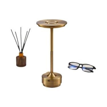 Imagem de Luminária De Mesa LED Recarregável Com Sensor De Toque, Luz Noturna Se