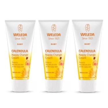 Imagem de Creme Prevenção Assaduras Weleda Baby Calêndula 30ml kit c/3