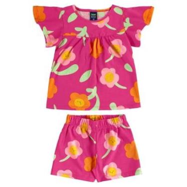 Imagem de Conjunto Florezinhas Blusa Short Bee Loop-Feminino