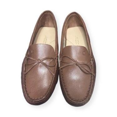 Imagem de Mocassim Retrô Sola Emborrachada Arezzo Feminino Marrom-Feminino