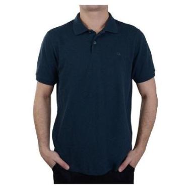 Imagem de Camisa Polo Masculina Ogochi Slim Piquet Marinho - 007520-Masculino