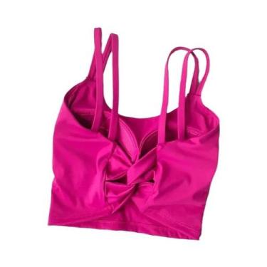 Imagem de Sutiã Esportivo Feminino Push up Para Fitness, Yoga, Top De Academia C