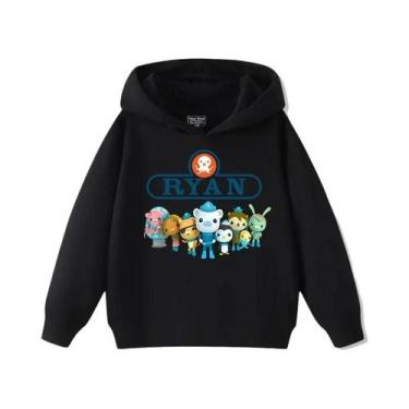 Imagem de Moletom Com Capuz Estampado Para Meninos E Meninas, Moletom Infantil D