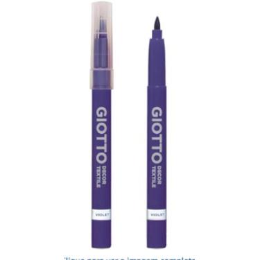 Imagem de Caneta Permanente Para Tecido Têxtil Marker - Violeta- 496035 - GIOTTO